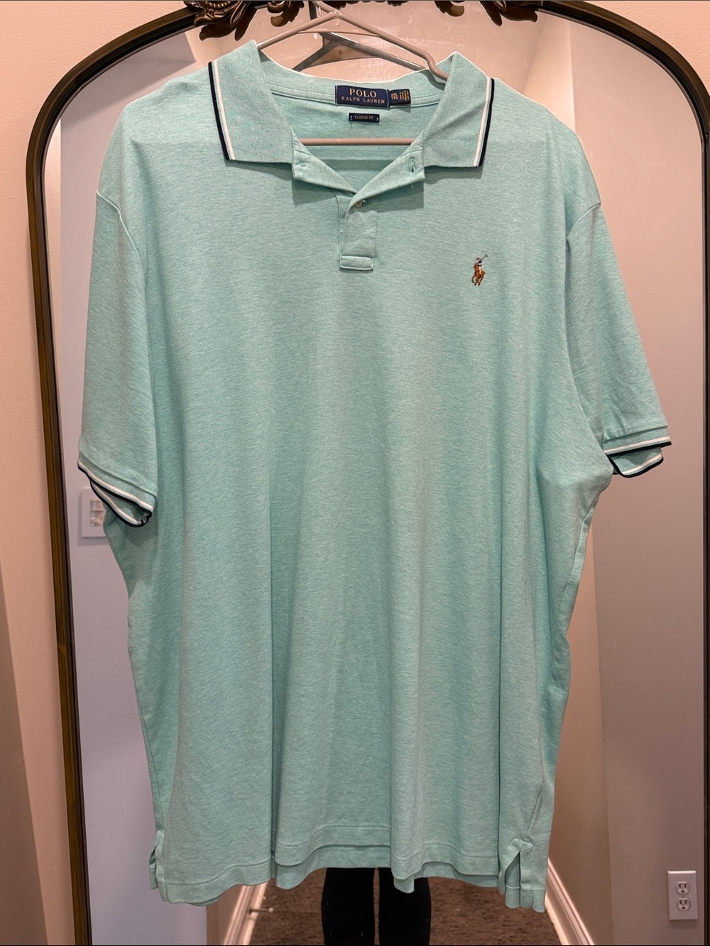 Polo by Ralph Lauren aqua/teal Short-Sleeve Polo